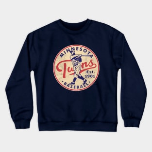 Old Style Minnesota Baseball (LARGE) by Buck Tee Crewneck Sweatshirt